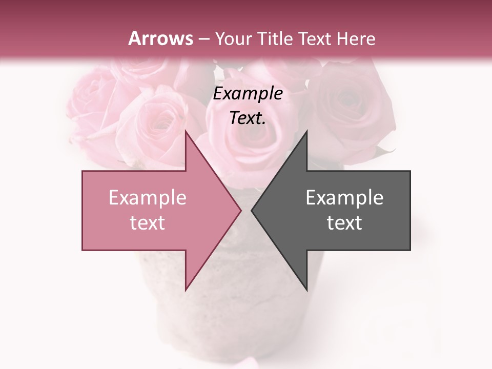 Plant Pink Blossom PowerPoint Template