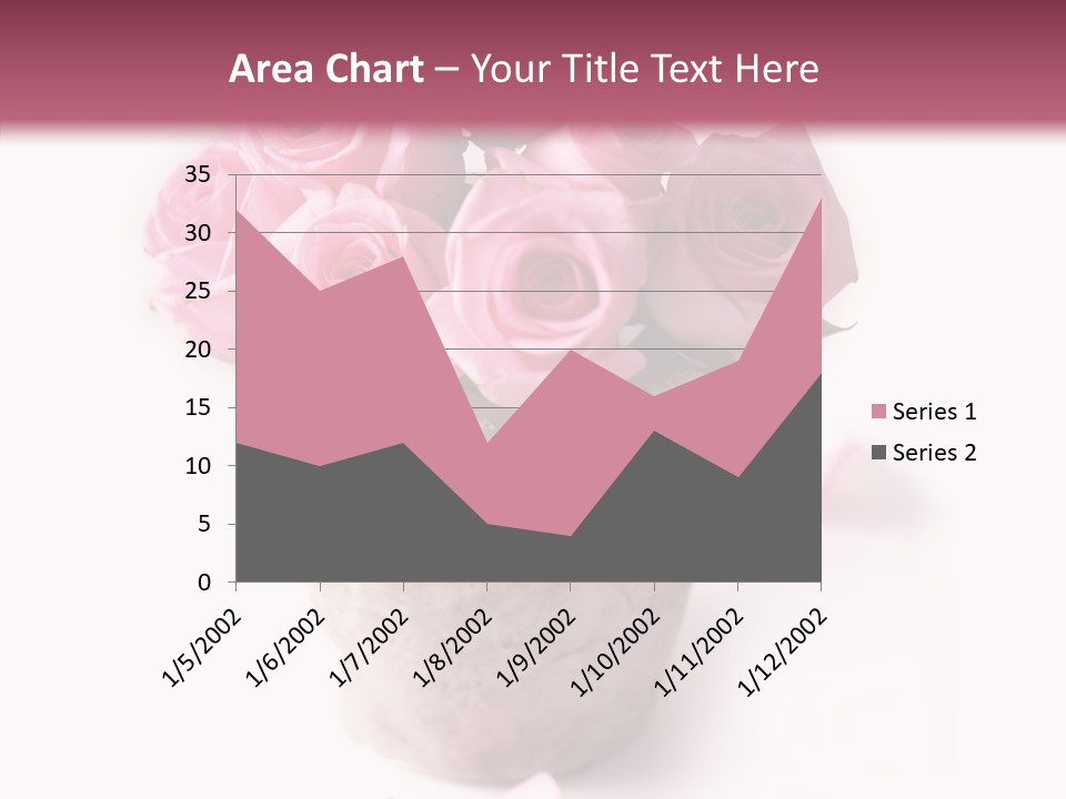 Plant Pink Blossom PowerPoint Template