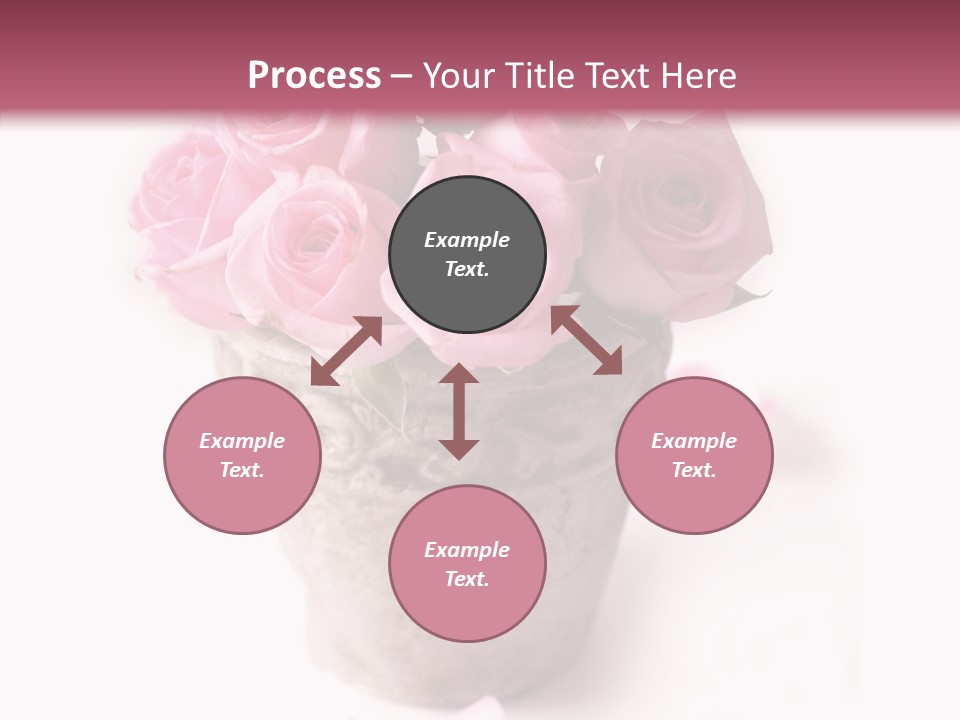 Plant Pink Blossom PowerPoint Template