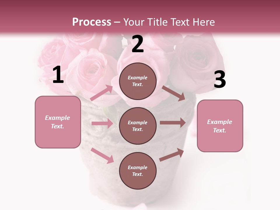 Plant Pink Blossom PowerPoint Template