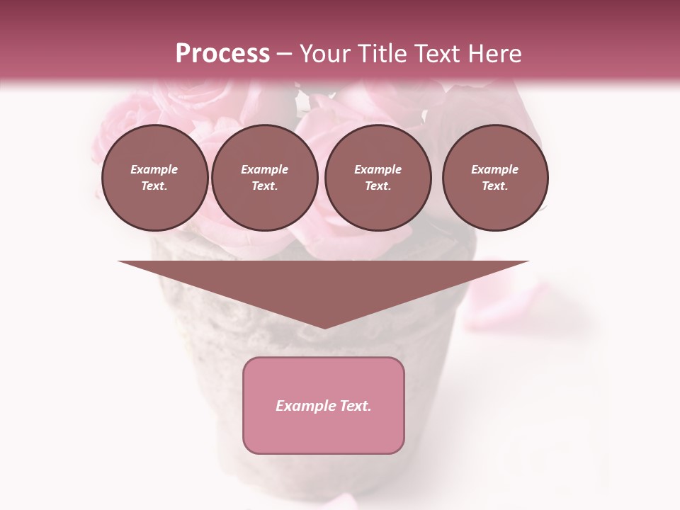 Plant Pink Blossom PowerPoint Template