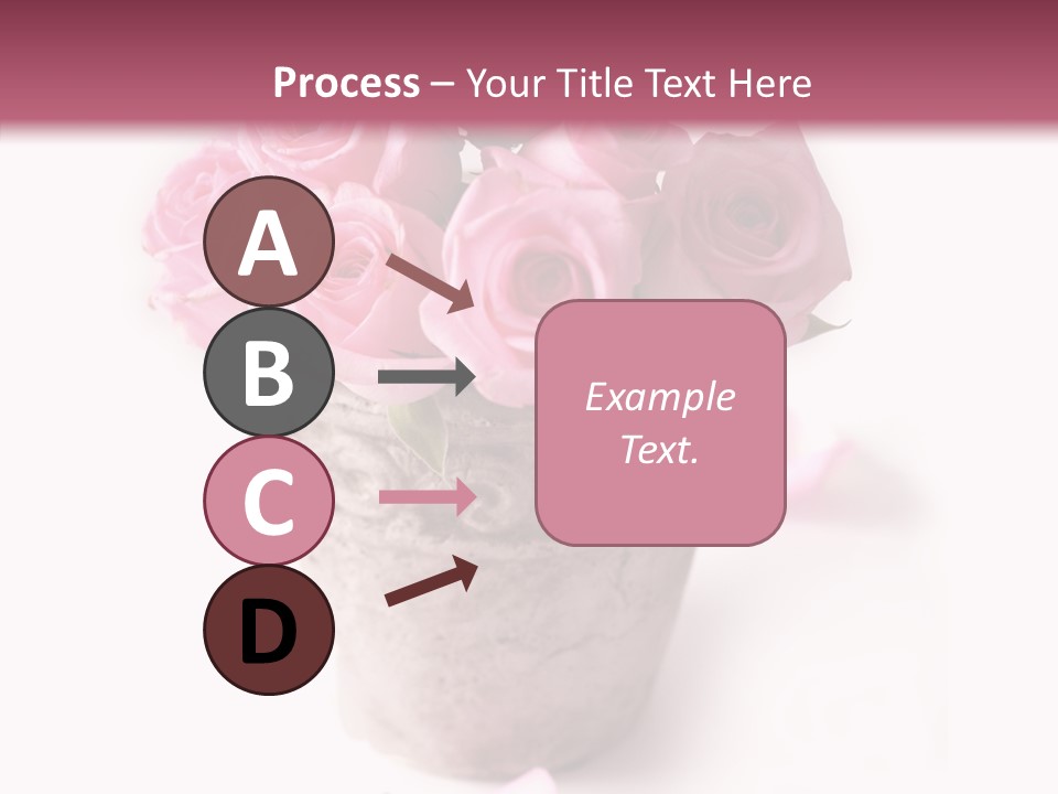 Plant Pink Blossom PowerPoint Template