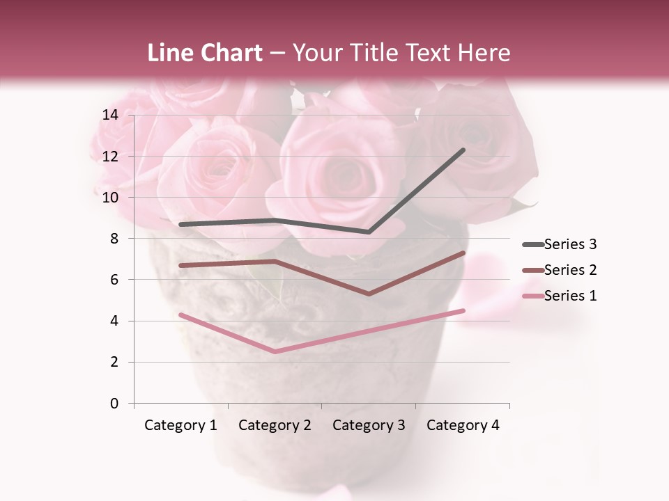 Plant Pink Blossom PowerPoint Template