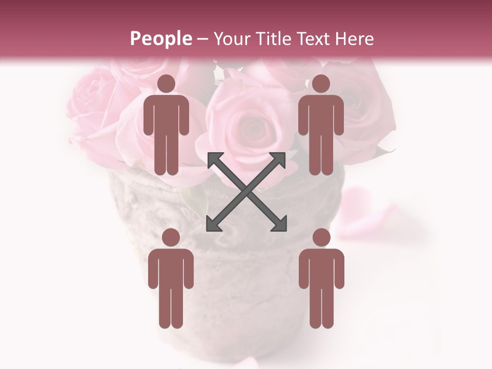 Plant Pink Blossom PowerPoint Template