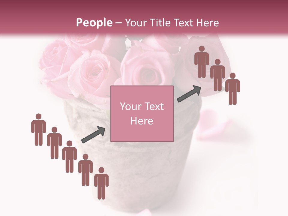 Plant Pink Blossom PowerPoint Template