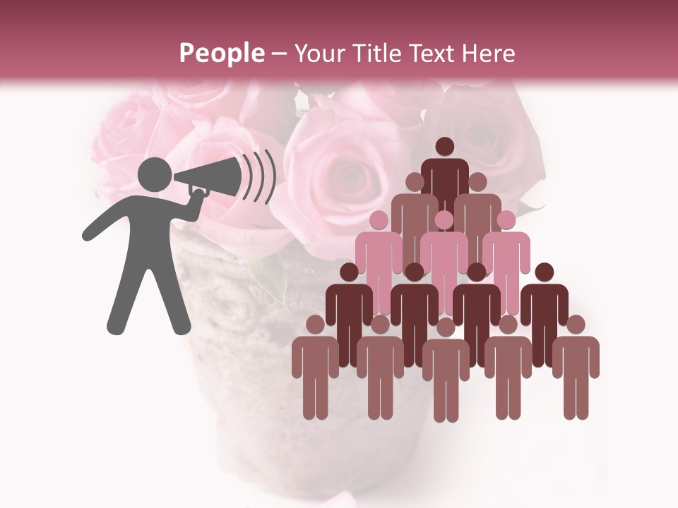 Plant Pink Blossom PowerPoint Template