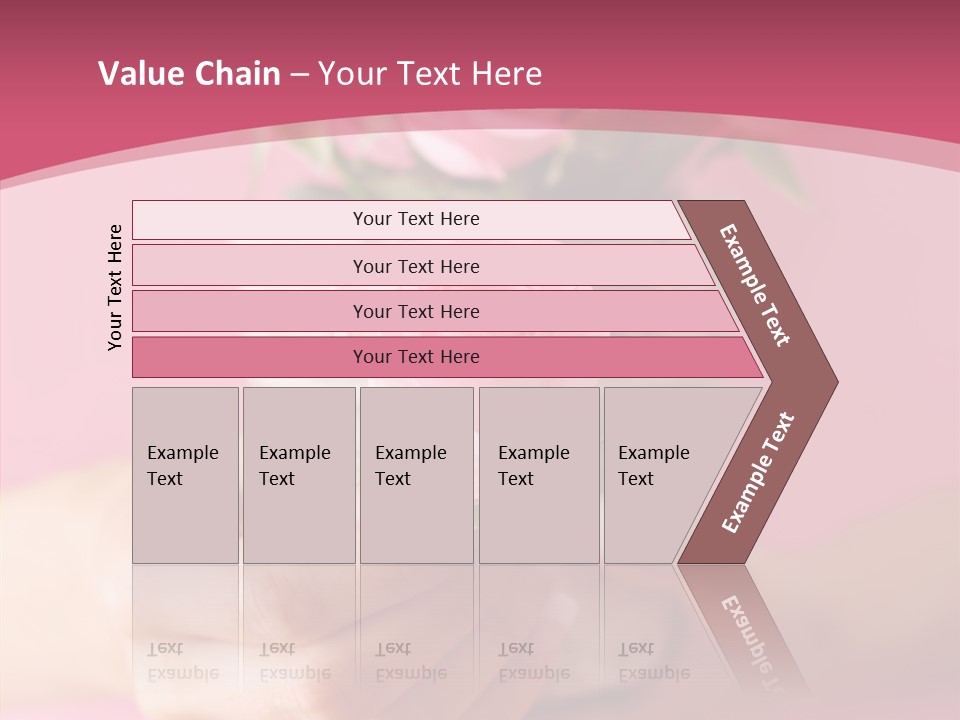 Soft Pink Holding PowerPoint Template