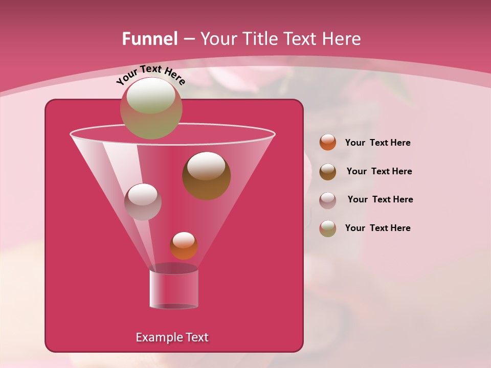 Soft Pink Holding PowerPoint Template