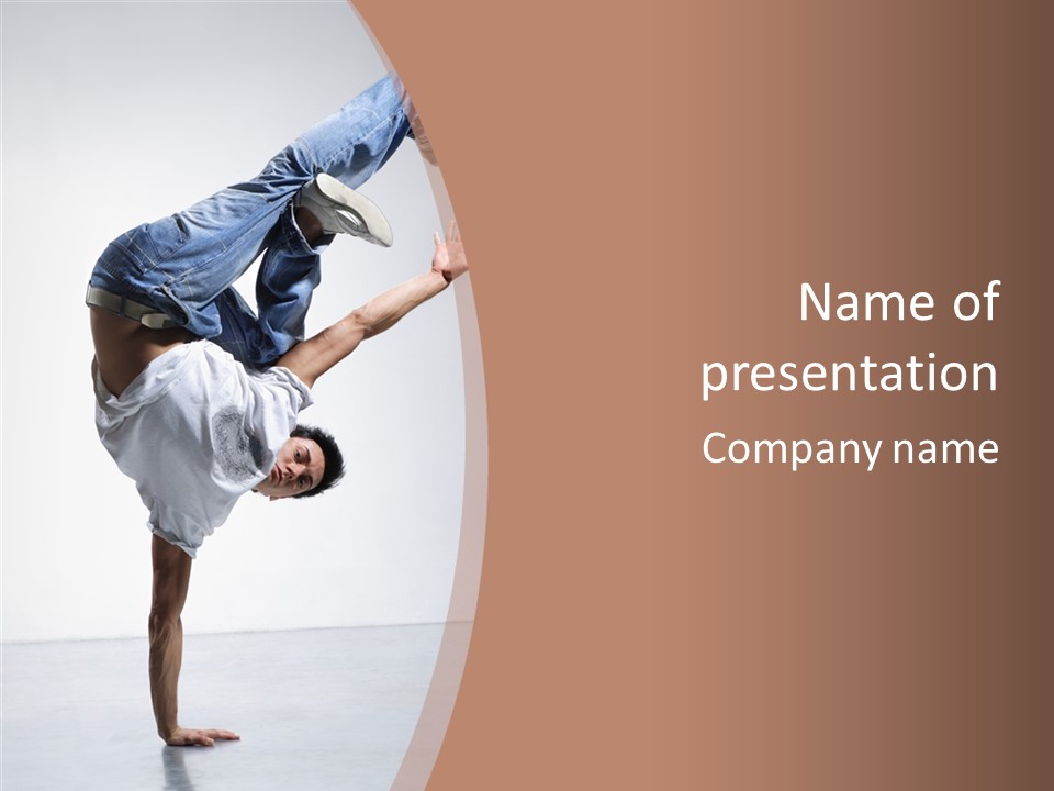 Dancer Art  PowerPoint Template