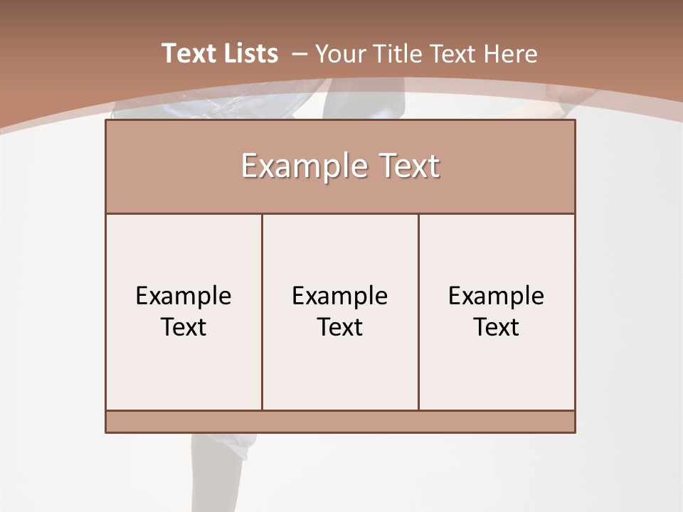 Dancer Art  PowerPoint Template
