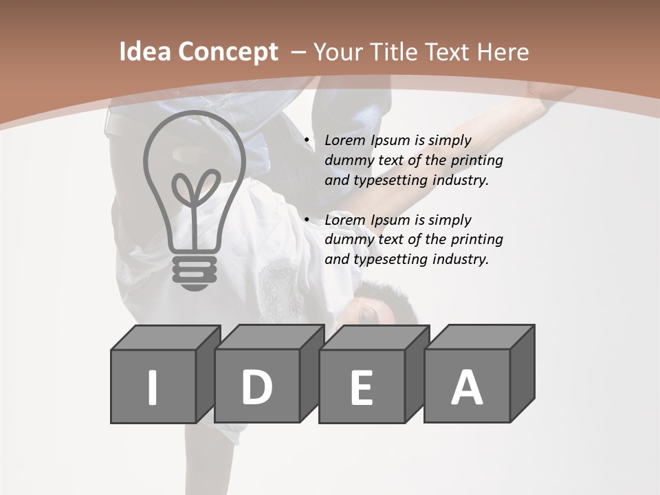 Dancer Art  PowerPoint Template