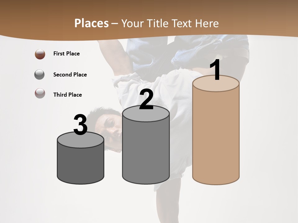 Performance Aerobics Gymnastics PowerPoint Template