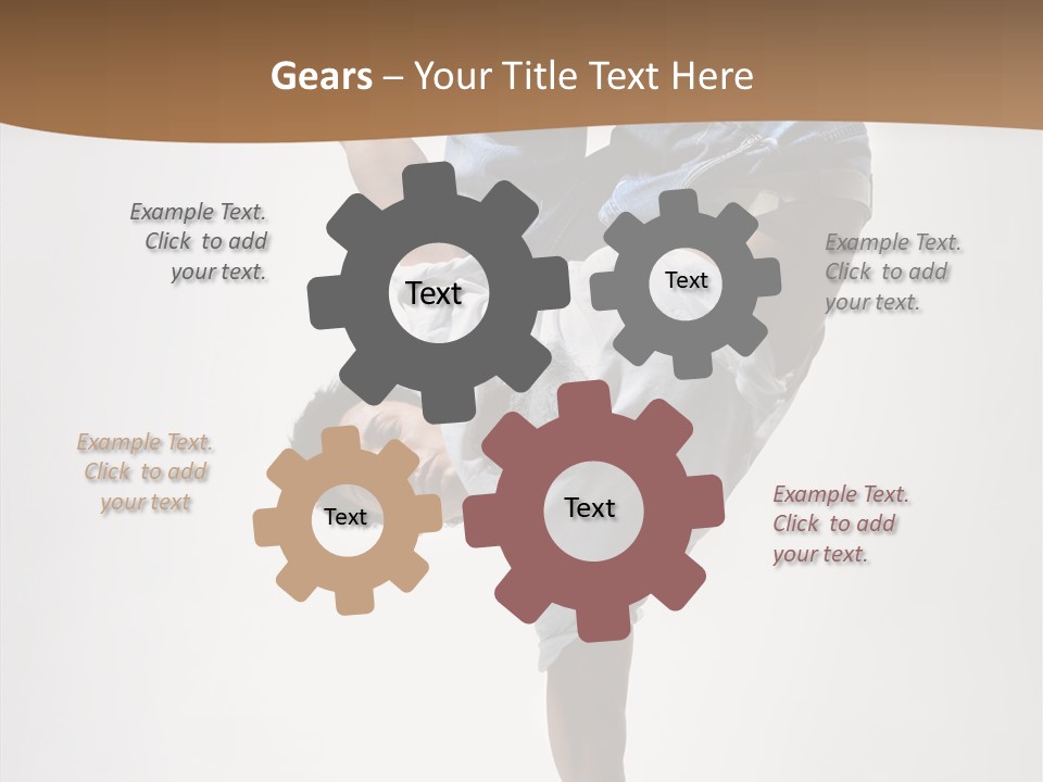 Performance Aerobics Gymnastics PowerPoint Template