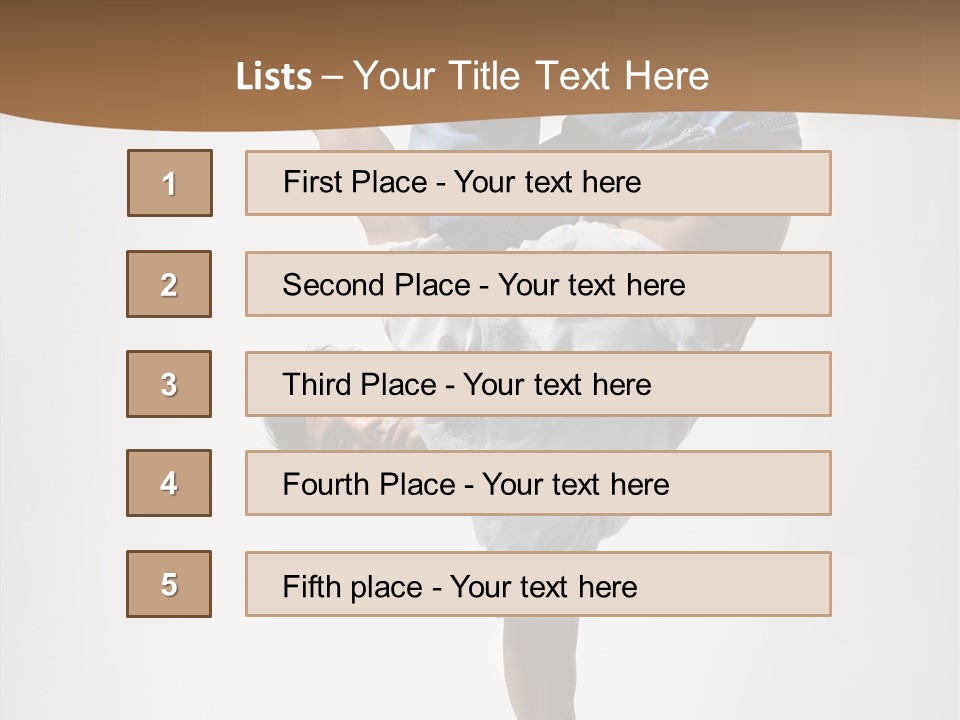 Performance Aerobics Gymnastics PowerPoint Template