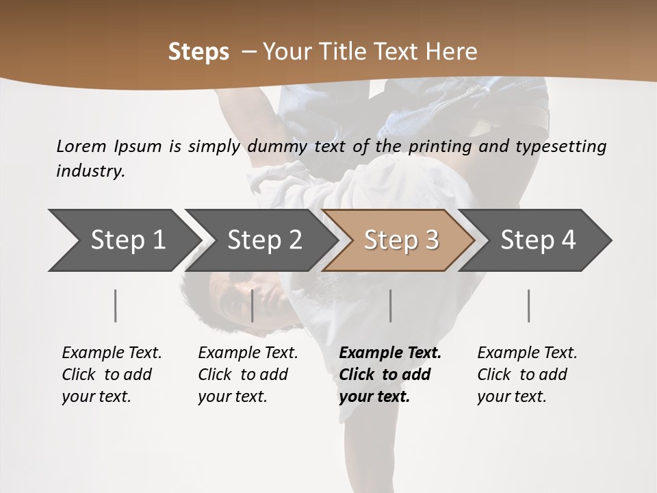 Performance Aerobics Gymnastics PowerPoint Template