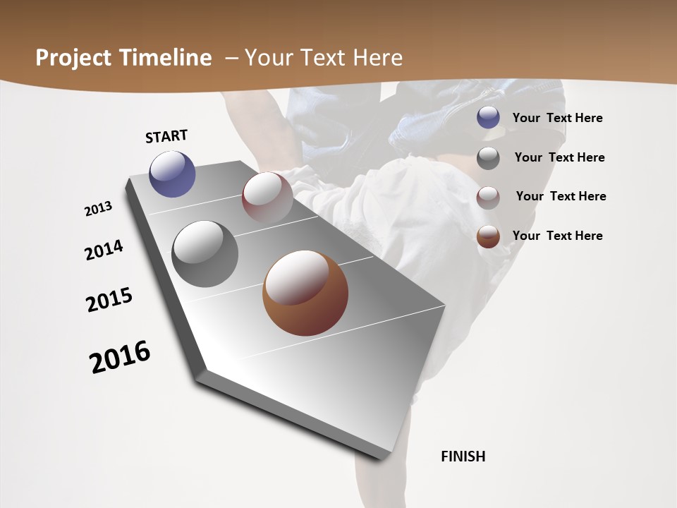 Performance Aerobics Gymnastics PowerPoint Template