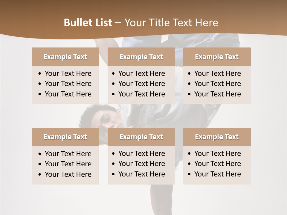 Performance Aerobics Gymnastics PowerPoint Template