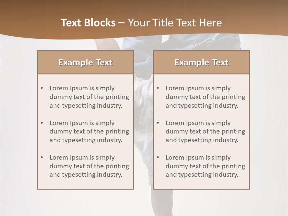 Performance Aerobics Gymnastics PowerPoint Template