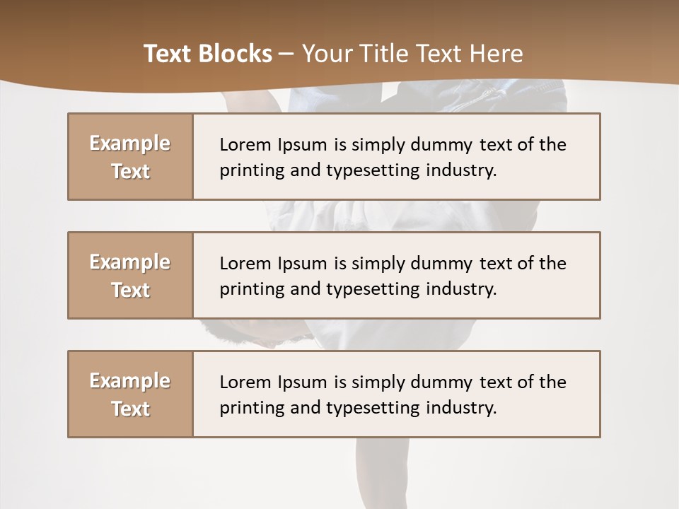 Performance Aerobics Gymnastics PowerPoint Template