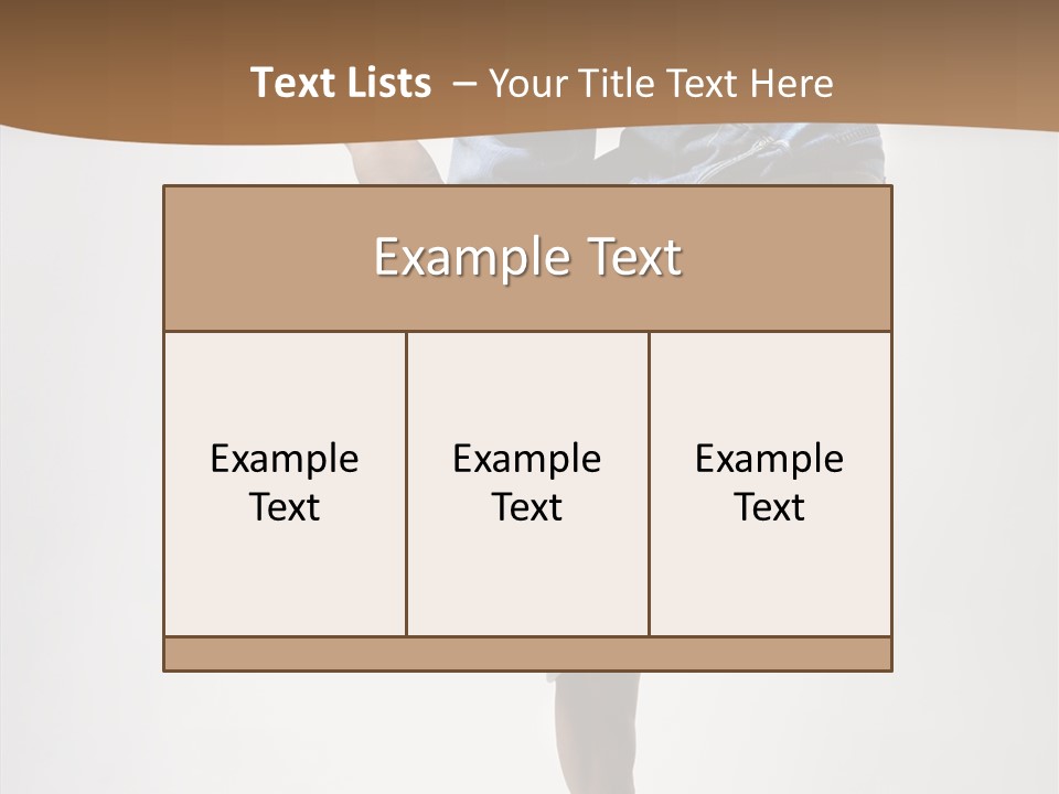 Performance Aerobics Gymnastics PowerPoint Template