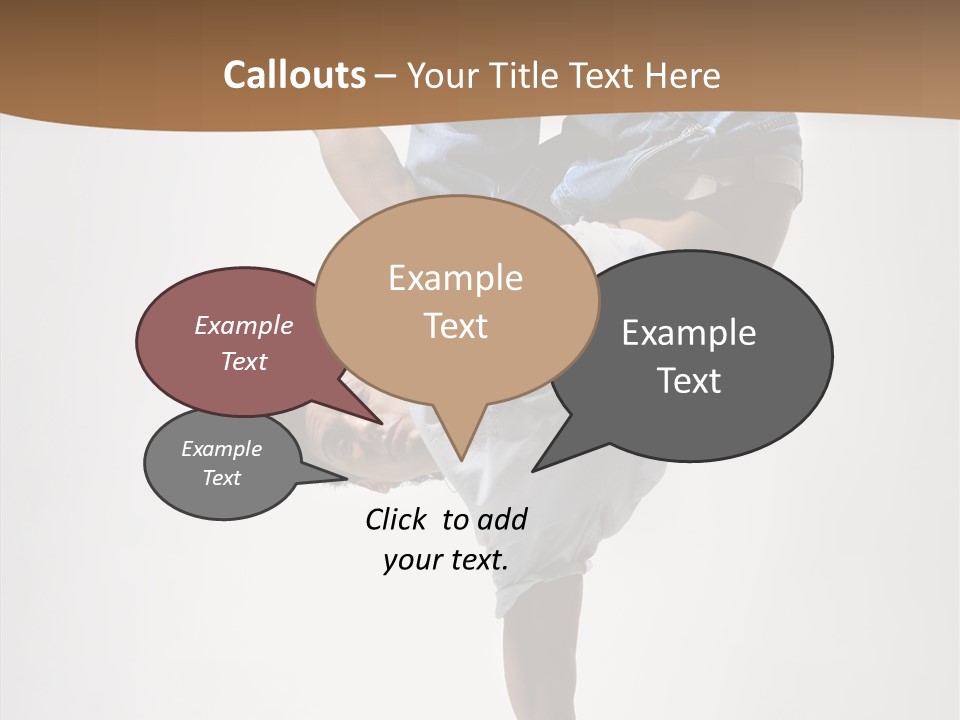 Performance Aerobics Gymnastics PowerPoint Template