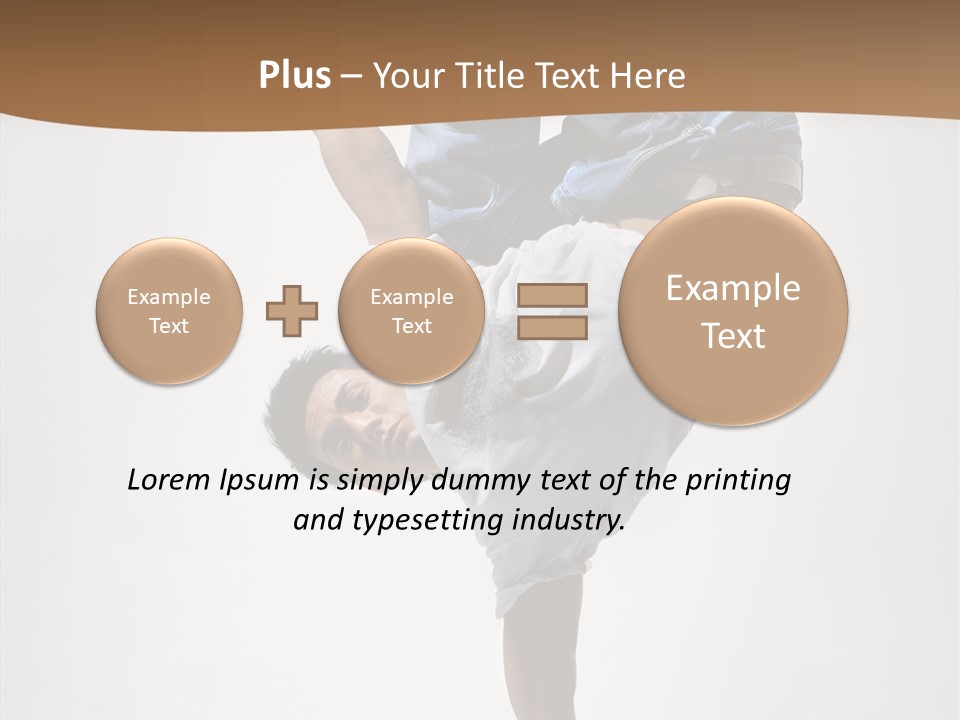 Performance Aerobics Gymnastics PowerPoint Template