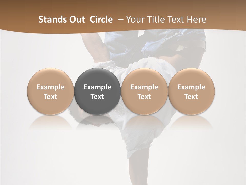 Performance Aerobics Gymnastics PowerPoint Template