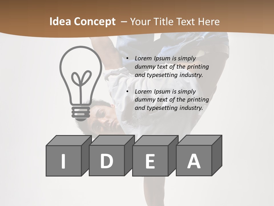 Performance Aerobics Gymnastics PowerPoint Template