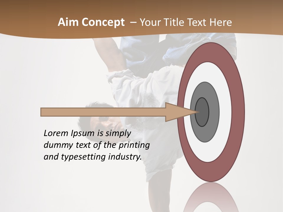 Performance Aerobics Gymnastics PowerPoint Template