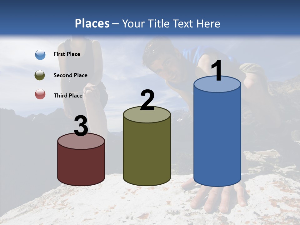 Peak Wilderness Girl PowerPoint Template