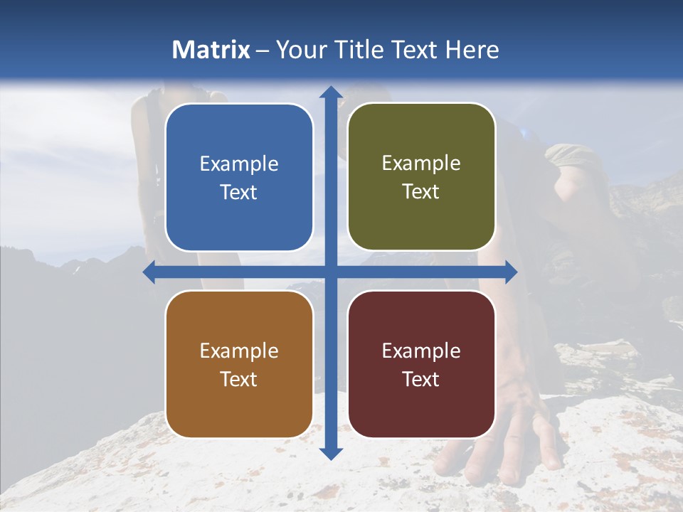 Peak Wilderness Girl PowerPoint Template