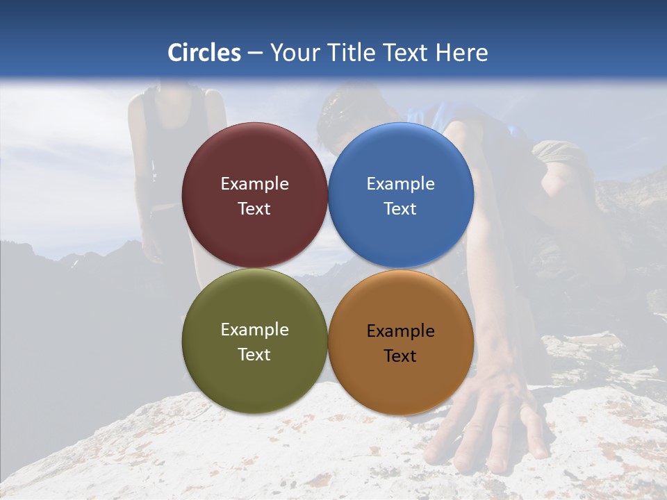 Peak Wilderness Girl PowerPoint Template