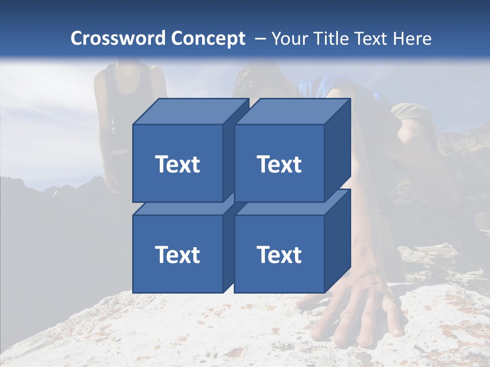 Peak Wilderness Girl PowerPoint Template