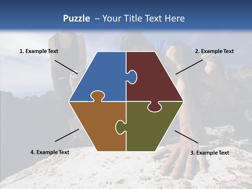 Peak Wilderness Girl PowerPoint Template