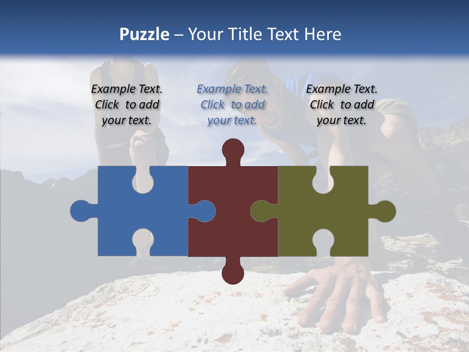 Peak Wilderness Girl PowerPoint Template