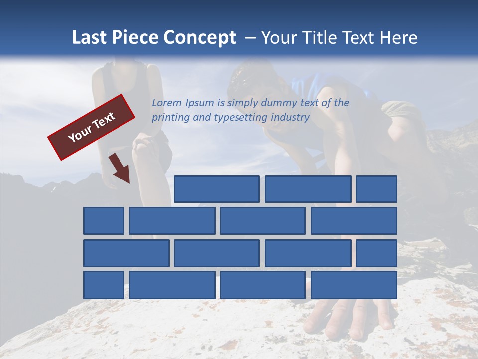 Peak Wilderness Girl PowerPoint Template