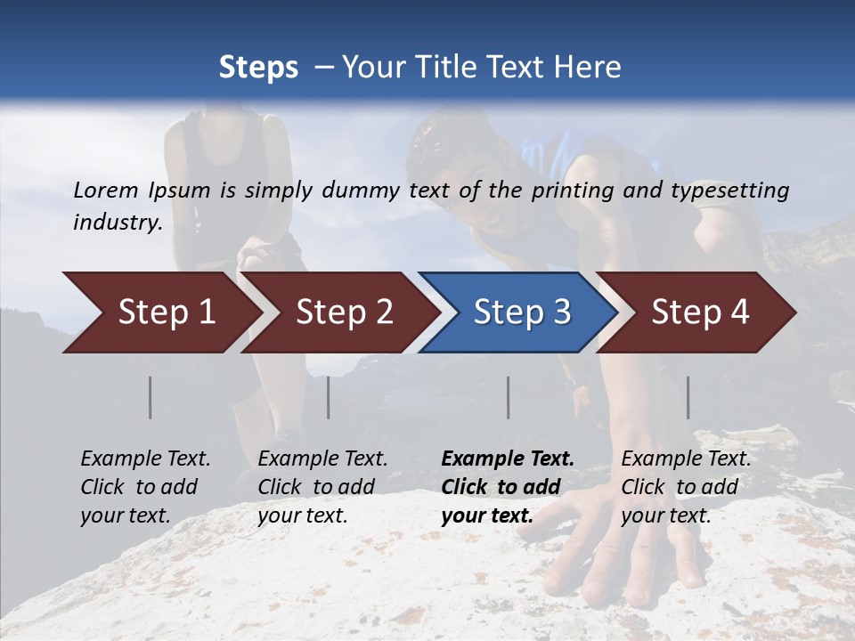 Peak Wilderness Girl PowerPoint Template