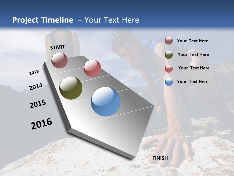 Peak Wilderness Girl PowerPoint Template