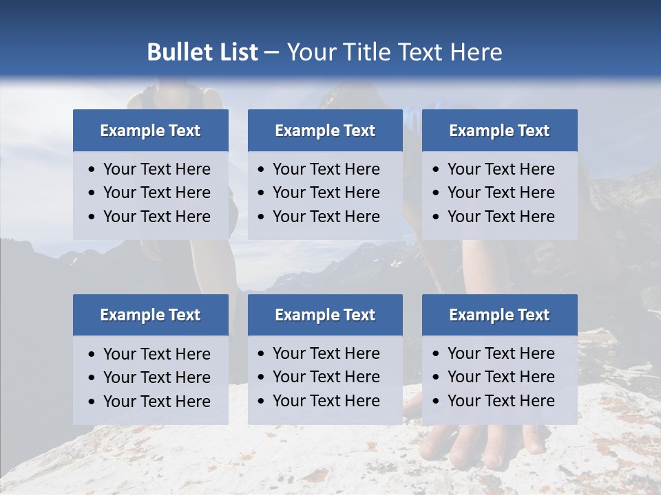 Peak Wilderness Girl PowerPoint Template