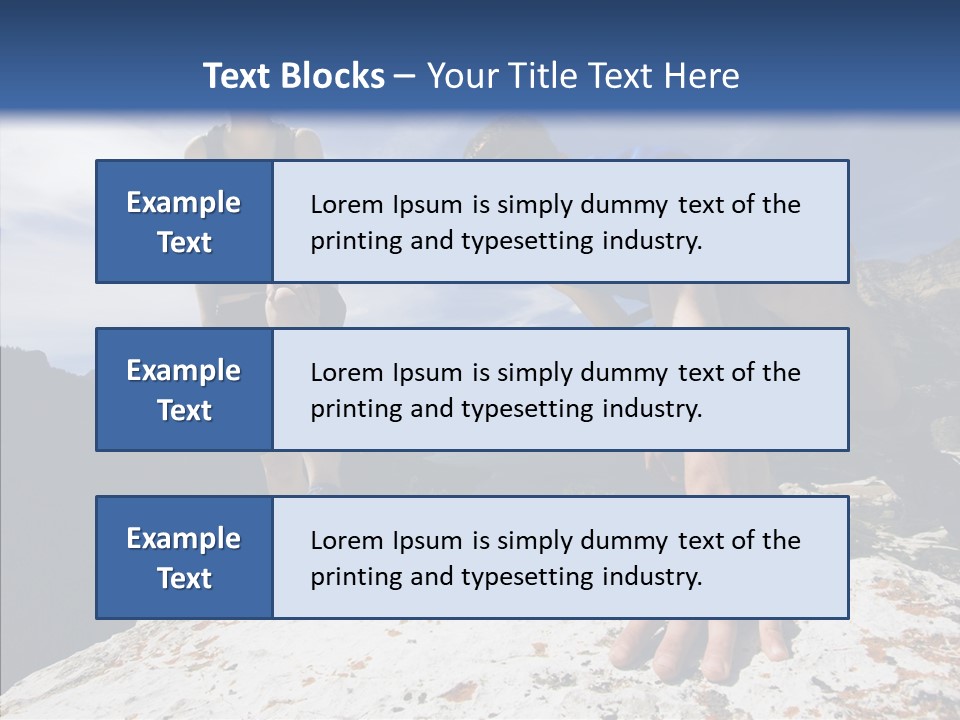 Peak Wilderness Girl PowerPoint Template