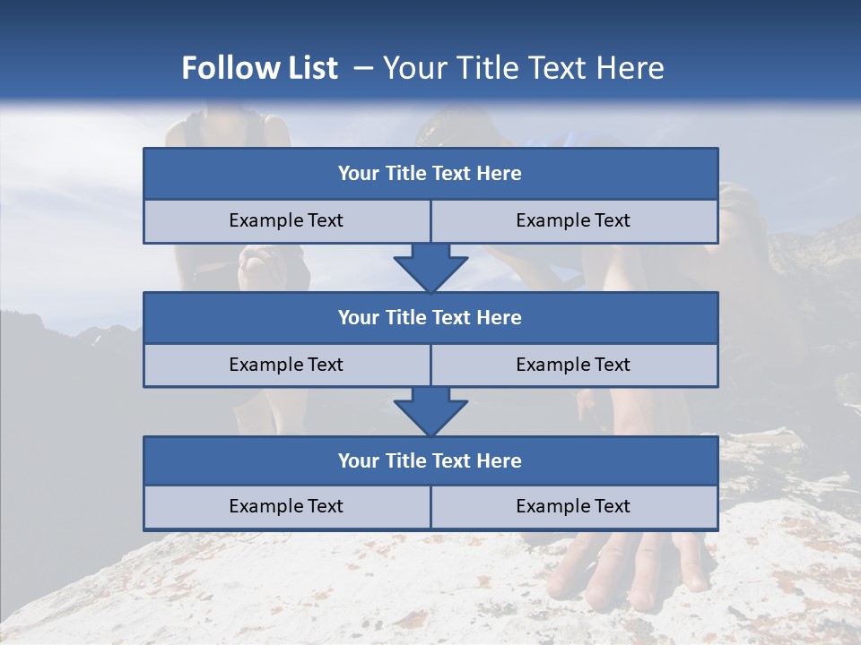 Peak Wilderness Girl PowerPoint Template