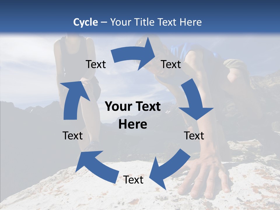 Peak Wilderness Girl PowerPoint Template