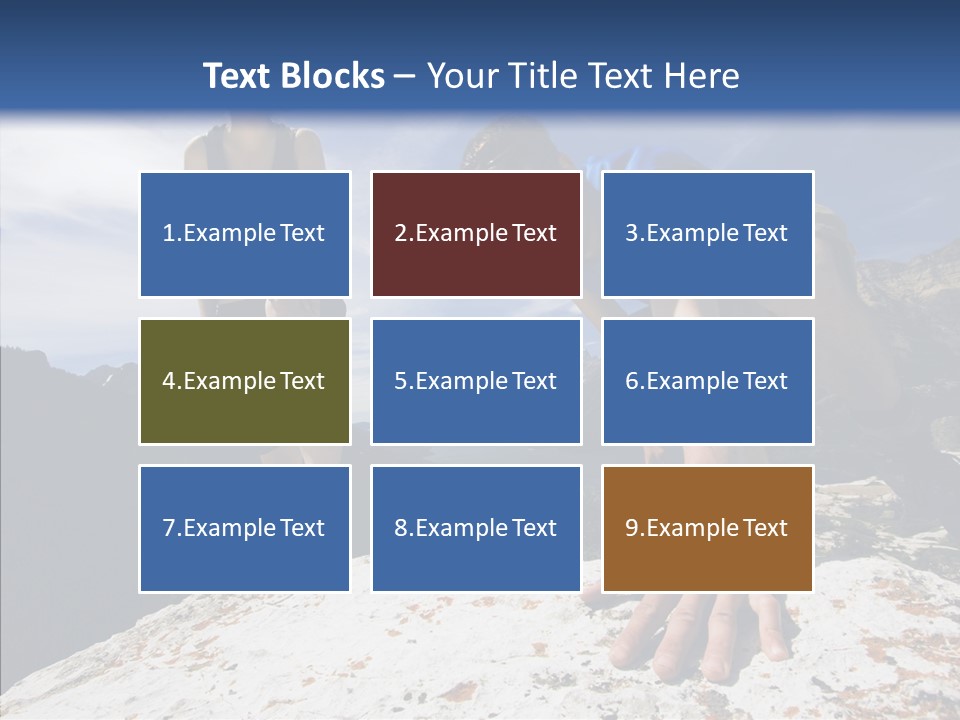 Peak Wilderness Girl PowerPoint Template