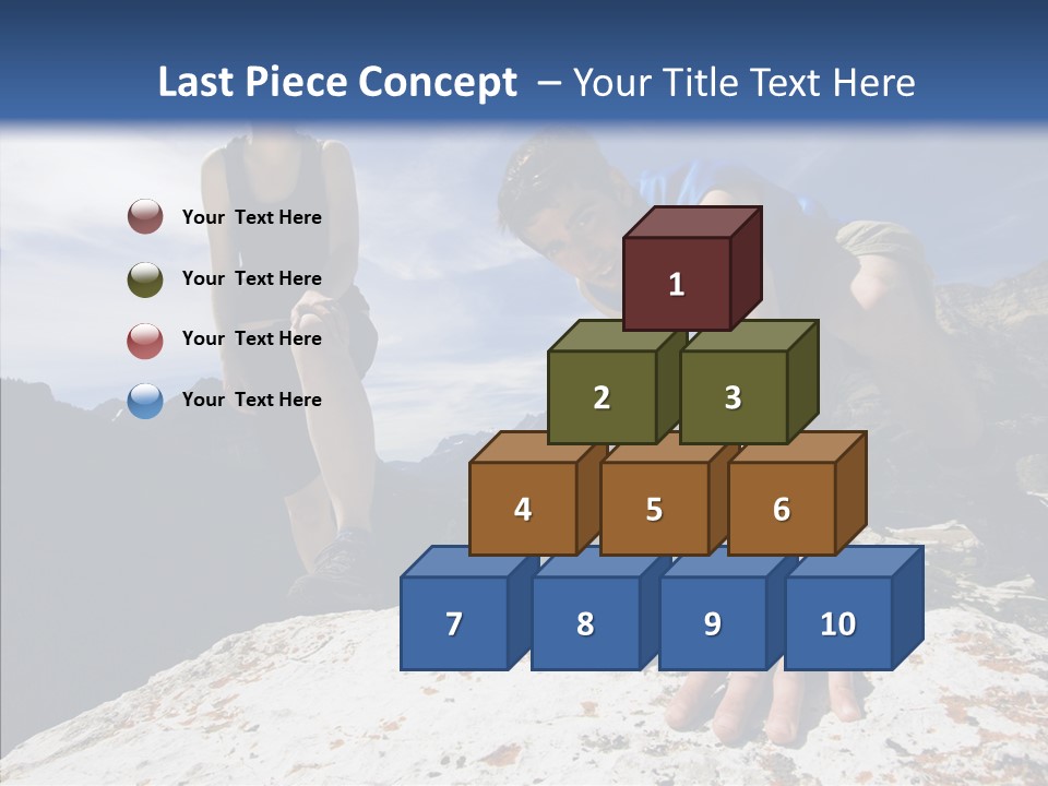 Peak Wilderness Girl PowerPoint Template