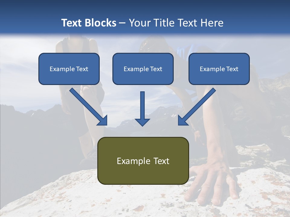 Peak Wilderness Girl PowerPoint Template
