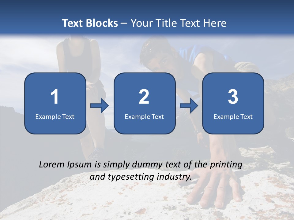 Peak Wilderness Girl PowerPoint Template