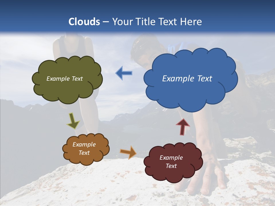 Peak Wilderness Girl PowerPoint Template