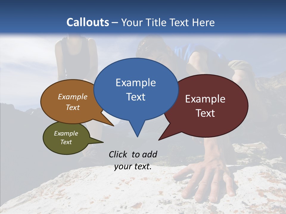 Peak Wilderness Girl PowerPoint Template