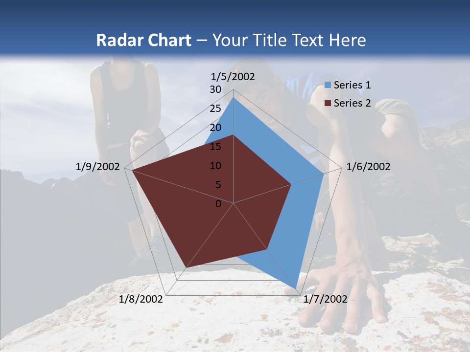 Peak Wilderness Girl PowerPoint Template