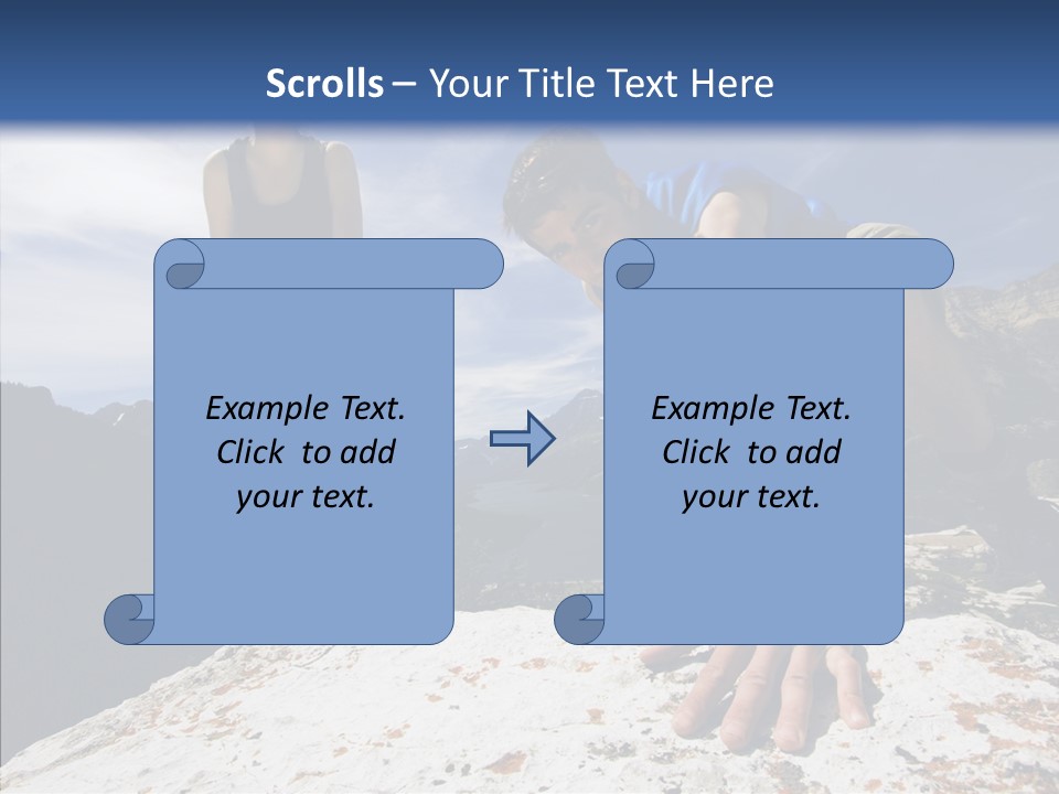 Peak Wilderness Girl PowerPoint Template